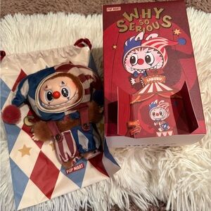 Why So Serious Juggling Clown Pop Mart Labubu